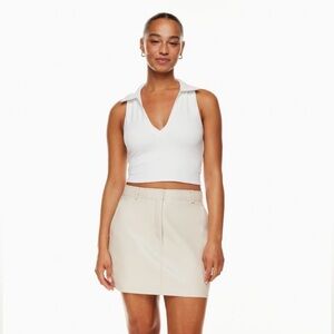 ARITZIA BABATON Contour Polo Tank Top